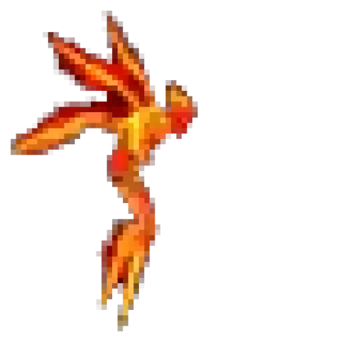 Miniature Flame Djinn (Pre-Searing)